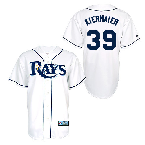 Kevin Kiermaier #39 Youth Baseball Jersey-Tampa Bay Rays Authentic Home White Cool Base MLB Jersey